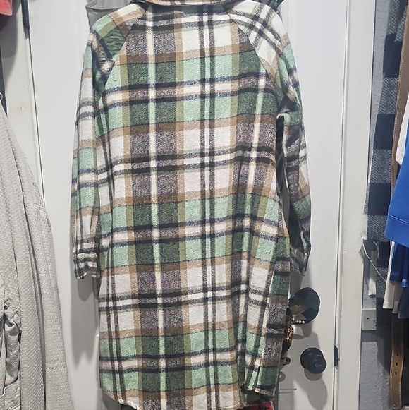 Plaid Women's Coat - Picture 6 of 6